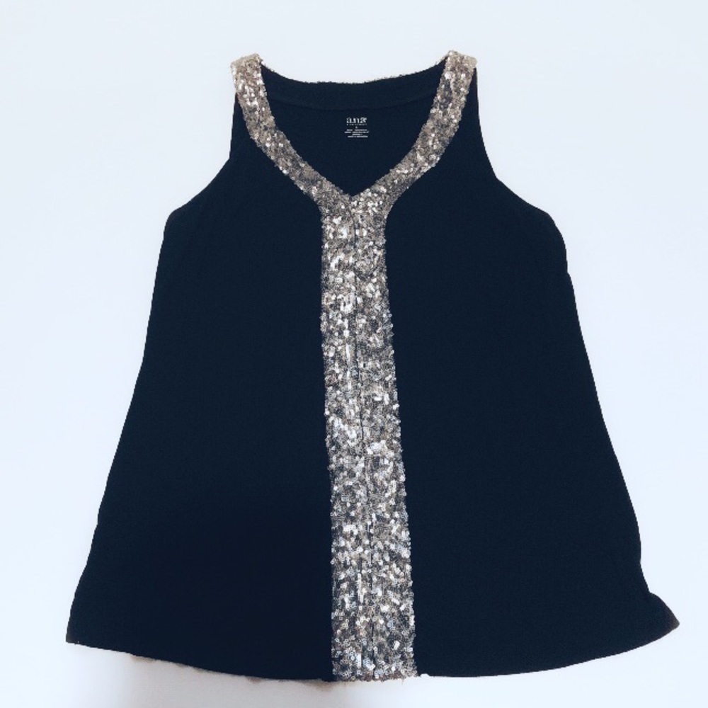Sequin tank top